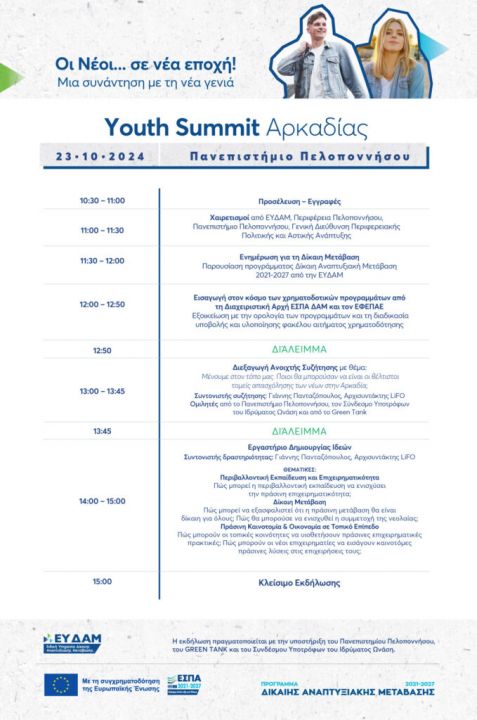 ESPA DAM Youth Campaign Agenda Arkadia 679x1024